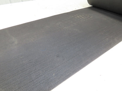 16"W x 125' Soft Top Rubber Conveyor Belt Fabric Back Gray Reversible 1/8"Thick