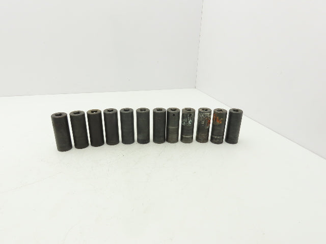 Proto 7323MHT Impact Socket 23mm Thin Wall 1/2" Drive 2" Deep Lot Of 12