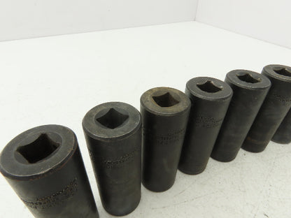 Proto 7323MHT Impact Socket 23mm Thin Wall 1/2" Drive 2" Deep Lot Of 12