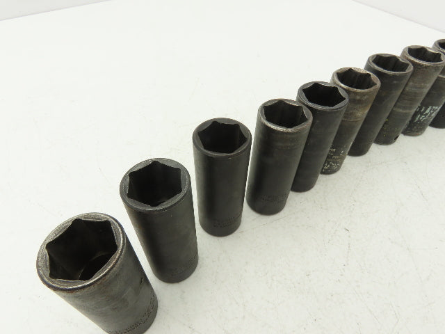 Proto 7323MHT Impact Socket 23mm Thin Wall 1/2" Drive 2" Deep Lot Of 12
