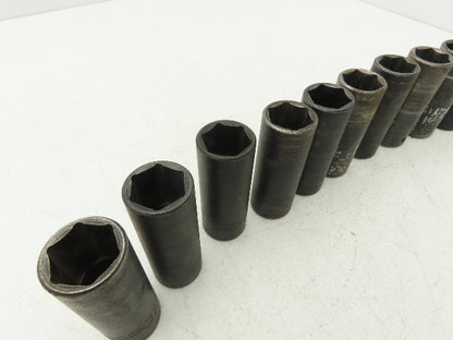 Proto 7323MHT Impact Socket 23mm Thin Wall 1/2" Drive 2" Deep Lot Of 12