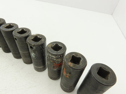 Proto 7323MHT Impact Socket 23mm Thin Wall 1/2" Drive 2" Deep Lot Of 12