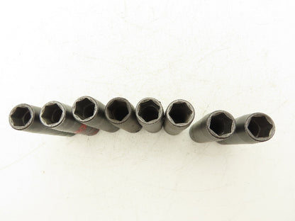 Proto 7315MHT Impact Socket 15mm Thin Wall 1/2" Drive 2" Deep Lot Of 8