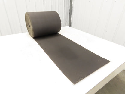 16-1/8"W x 130' Nylon Conveyor Belt 2-Ply Black Reversible 5/64"Thick 410mm W