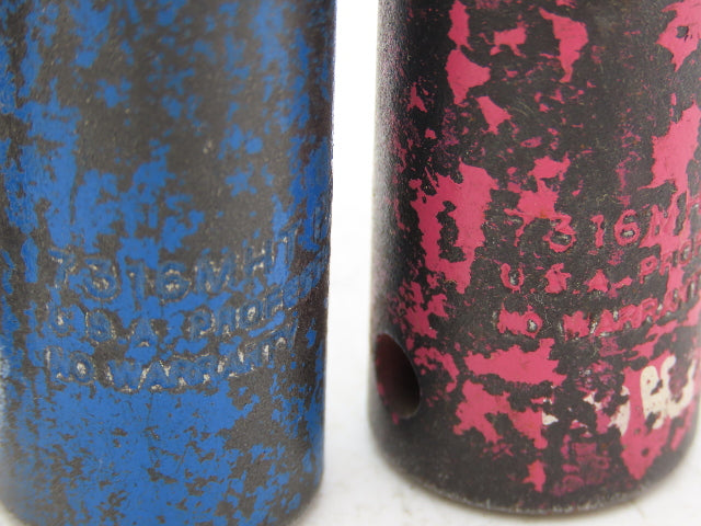 Proto 7316MHT Impact Socket 16mm Thin Wall 1/2" Drive 2" Deep Lot Of 6