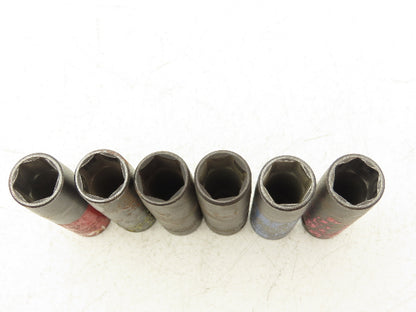 Proto 7316MHT Impact Socket 16mm Thin Wall 1/2" Drive 2" Deep Lot Of 6