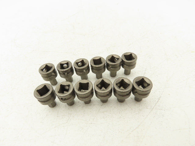 Vega 228H080SB Impact Socket Hex Bit 8mm 3/8" Square Drive Lot Of 12