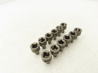 Vega 228H080SB Impact Socket Hex Bit 8mm 3/8" Square Drive Lot Of 12