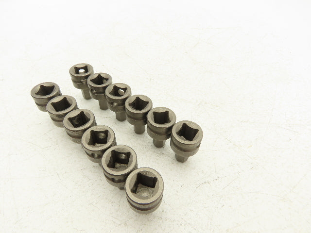 Vega 228H080SB Impact Socket Hex Bit 8mm 3/8" Square Drive Lot Of 12