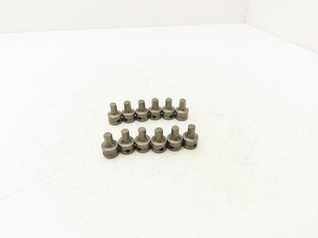 Vega 228H080SB Impact Socket Hex Bit 8mm 3/8" Square Drive Lot Of 12