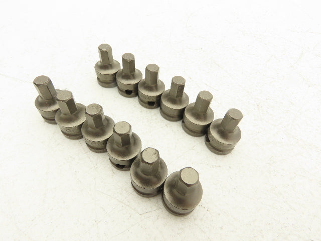 Vega 228H080SB Impact Socket Hex Bit 8mm 3/8" Square Drive Lot Of 12