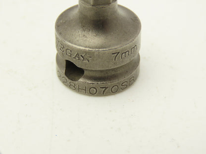 Vega 228H070SB Impact Socket Hex Bit 7mm 3/8" Square Drive Lot Of 20