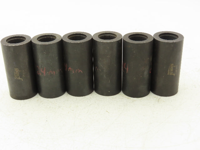 Jemms 13457 Impact Socket 24mm Star Treaded Drive 9/16" Deep Lot Of 6
