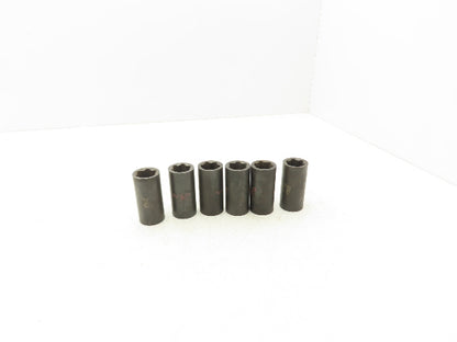 Jemms 13457 Impact Socket 24mm Star Treaded Drive 9/16" Deep Lot Of 6