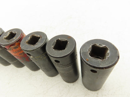 Proto 7324MHT Impact Socket 24mm Thin Wall 1/2" Drive 2" Deep Lot Of 7