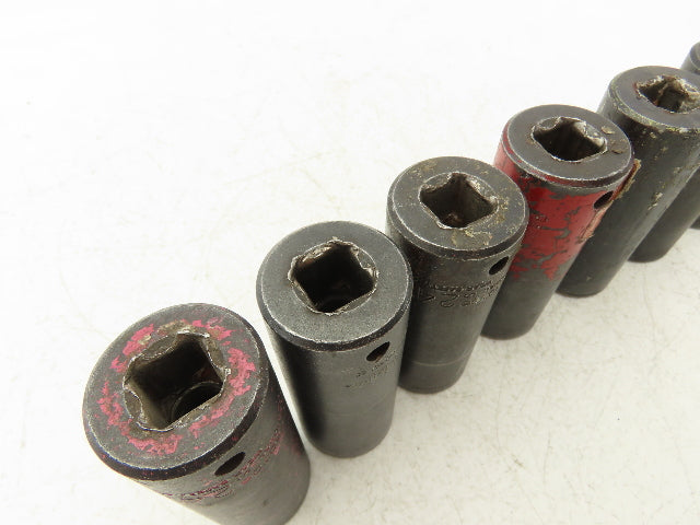 Proto 7324MHT Impact Socket 24mm Thin Wall 1/2" Drive 2" Deep Lot Of 7