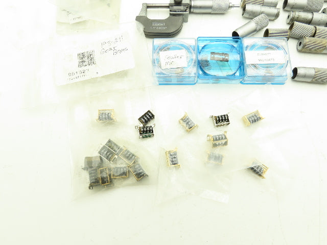 Mitutoyo Micrometer Gage Ratchet Stop Digit Counter Replacement Parts  Mixed Lot