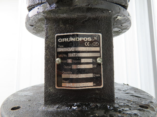 Grundfos SPK8-3/2 AMA RUUV Immersion Coolant Pump 100-160 L/min .55kw 230V 3PH