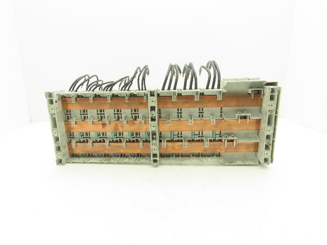Siemens 3 Pole Motor Starter Bus Bar Feeder Assembly 3x 55mmx242mm 5x 45x182mm