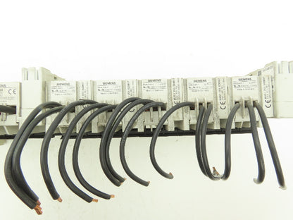 Siemens 3 Pole Motor Starter Bus Bar Feeder Assembly 3x 55mmx242mm 5x 45x182mm
