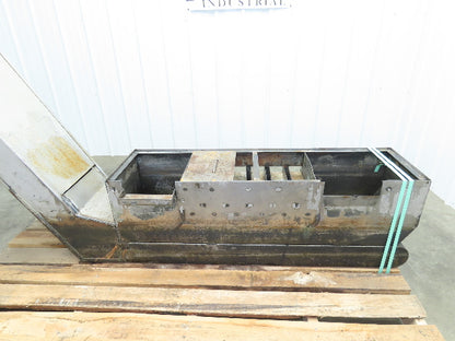 Hennig CNC Incline Chip Conveyor 14"x 50" Infeed 40" Discharge 230/460V 3PH