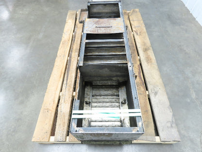 Hennig CNC Incline Chip Conveyor 14"x 50" Infeed 40" Discharge 230/460V 3PH