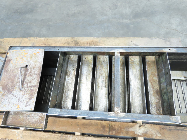 Hennig CNC Incline Chip Conveyor 14"x 50" Infeed 40" Discharge 230/460V 3PH