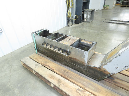 Hennig CNC Incline Chip Conveyor 14"x 50" Infeed 40" Discharge 230/460V 3PH