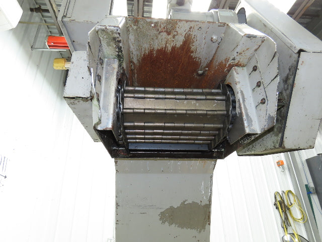 Hennig CNC Incline Chip Conveyor 14"x 50" Infeed 40" Discharge 230/460V 3PH