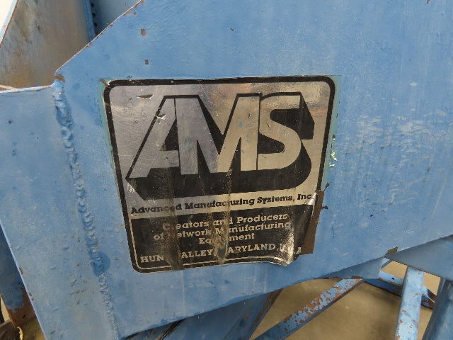 AMS Vibratory Bin Feeder Machine Hopper Parts Custom Unloader Pneumatic 120V