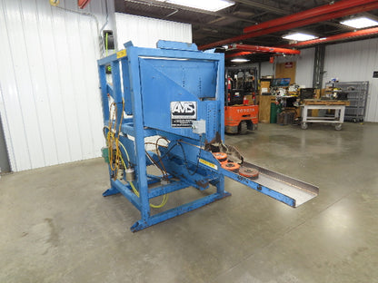 AMS Vibratory Bin Feeder Machine Hopper Parts Custom Unloader Pneumatic 120V