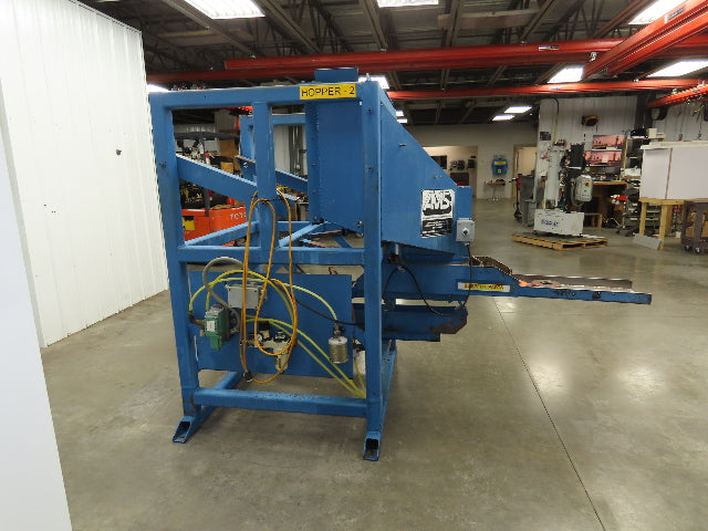 AMS Vibratory Bin Feeder Machine Hopper Parts Custom Unloader Pneumatic 120V