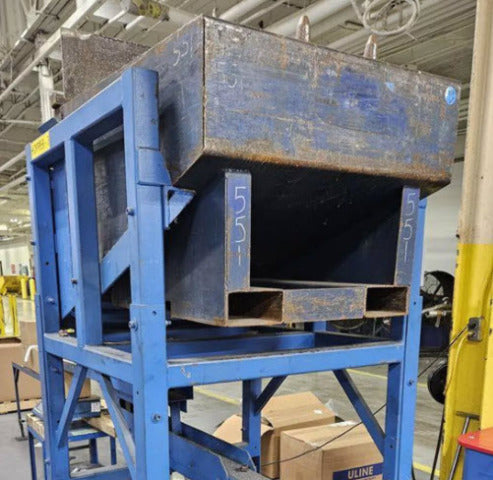 AMS Vibratory Bin Feeder Machine Hopper Parts Custom Unloader Pneumatic 120V