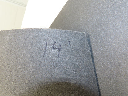 18"W x 14' Soft Top Rubber Fabric Conveyor Belt Gray Reversible 1/8"Thick