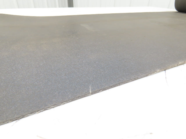 18"W x 20' 6" Soft Top Rubber Fabric Conveyor Belt Gray Reversible 1/8"Thick