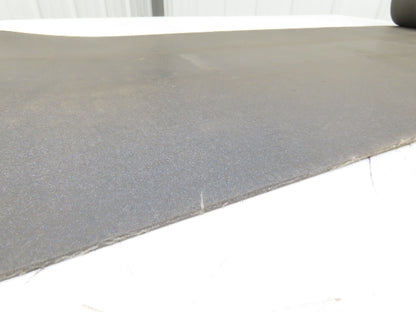 18"W x 20' 6" Soft Top Rubber Fabric Conveyor Belt Gray Reversible 1/8"Thick