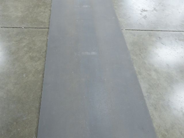18"W x 20' 6" Soft Top Rubber Fabric Conveyor Belt Gray Reversible 1/8"Thick