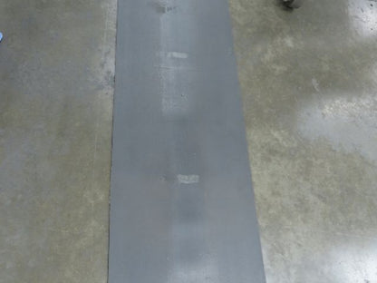 18"W x 20' 6" Soft Top Rubber Fabric Conveyor Belt Gray Reversible 1/8"Thick