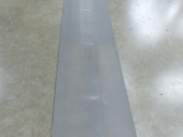18"W x 20' 6" Soft Top Rubber Fabric Conveyor Belt Gray Reversible 1/8"Thick