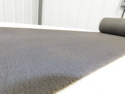 18"W x 25' 6" Soft Top Rubber Fabric Conveyor Belt Gray Reversible 1/8"Thick
