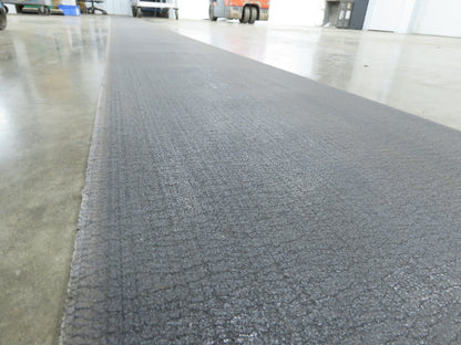 18"W x 25' 6" Soft Top Rubber Fabric Conveyor Belt Gray Reversible 1/8"Thick