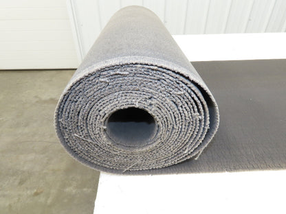 18"W x 25' 6" Soft Top Rubber Fabric Conveyor Belt Gray Reversible 1/8"Thick