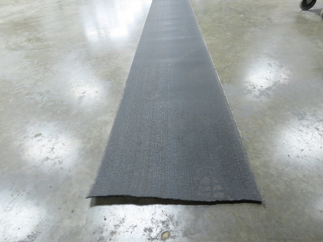 18"W x 25' 6" Soft Top Rubber Fabric Conveyor Belt Gray Reversible 1/8"Thick