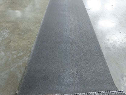 18"W x 25' 6" Soft Top Rubber Fabric Conveyor Belt Gray Reversible 1/8"Thick