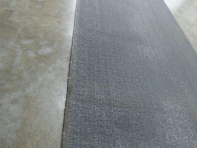18"W x 25' 6" Soft Top Rubber Fabric Conveyor Belt Gray Reversible 1/8"Thick