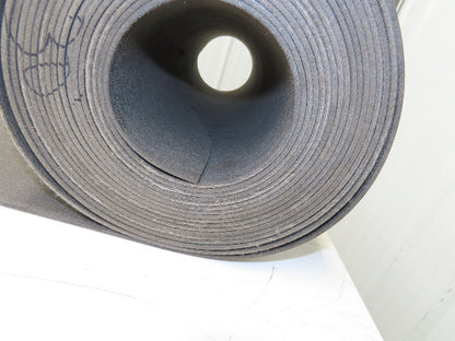 18"W x 30' Soft Top Rubber Fabric Conveyor Belt Gray Reversible 1/8"Thick