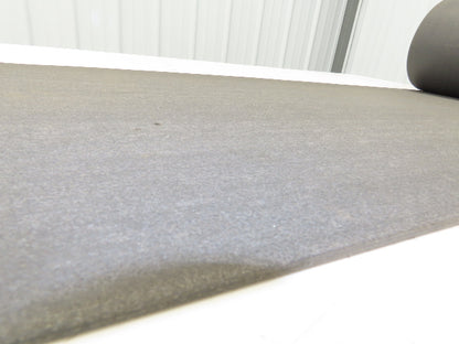 18"W x 30' Soft Top Rubber Fabric Conveyor Belt Gray Reversible 1/8"Thick