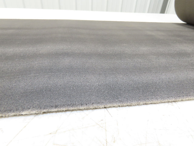 18"W x 42' 10" Soft Top Rubber Fabric Conveyor Belt Gray Reversible 1/8"Thick
