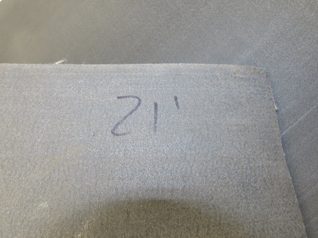 18"W x 21' Soft Top Rubber PVC Conveyor Belt Black Gray Reversible 1/8"Thick
