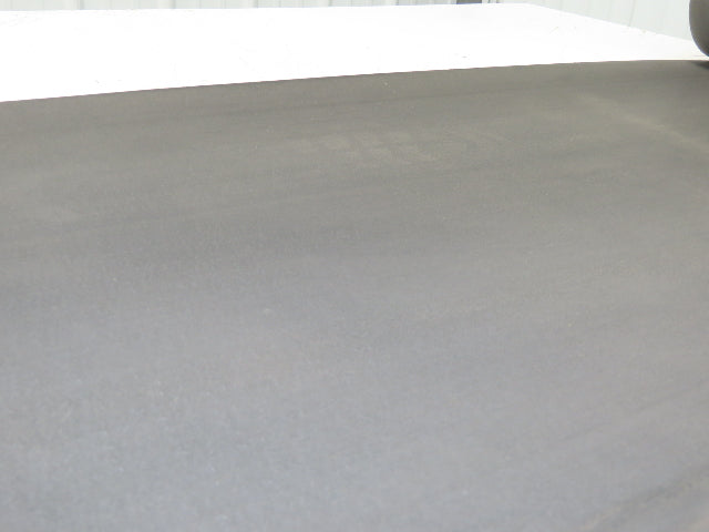 18"W x 21' Soft Top Rubber PVC Conveyor Belt Black Gray Reversible 1/8"Thick